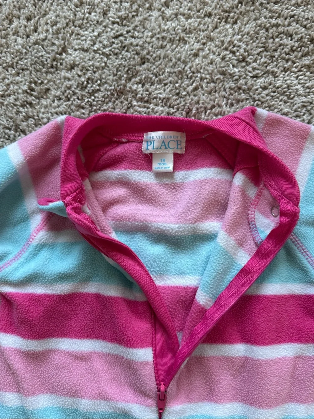 Baby Girl Fleece Footed Pajamas Bundle 18 Months Fleece Footed One-Piece Outfit
